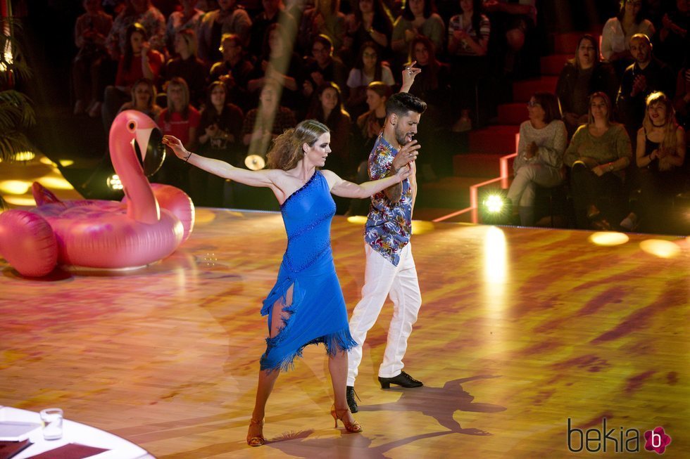 Amelia Bono en su primera actuación de 'Bailando con las estrellas'