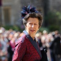 La Princesa Ana en la boda del Príncipe Harry y Meghan Markle