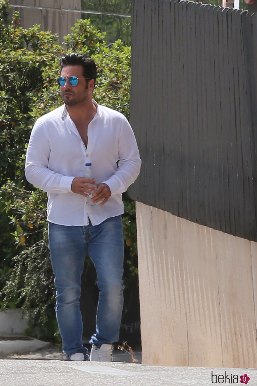 David Bustamante, a las puertas de los juzgados de Pozuelo de Alarcón