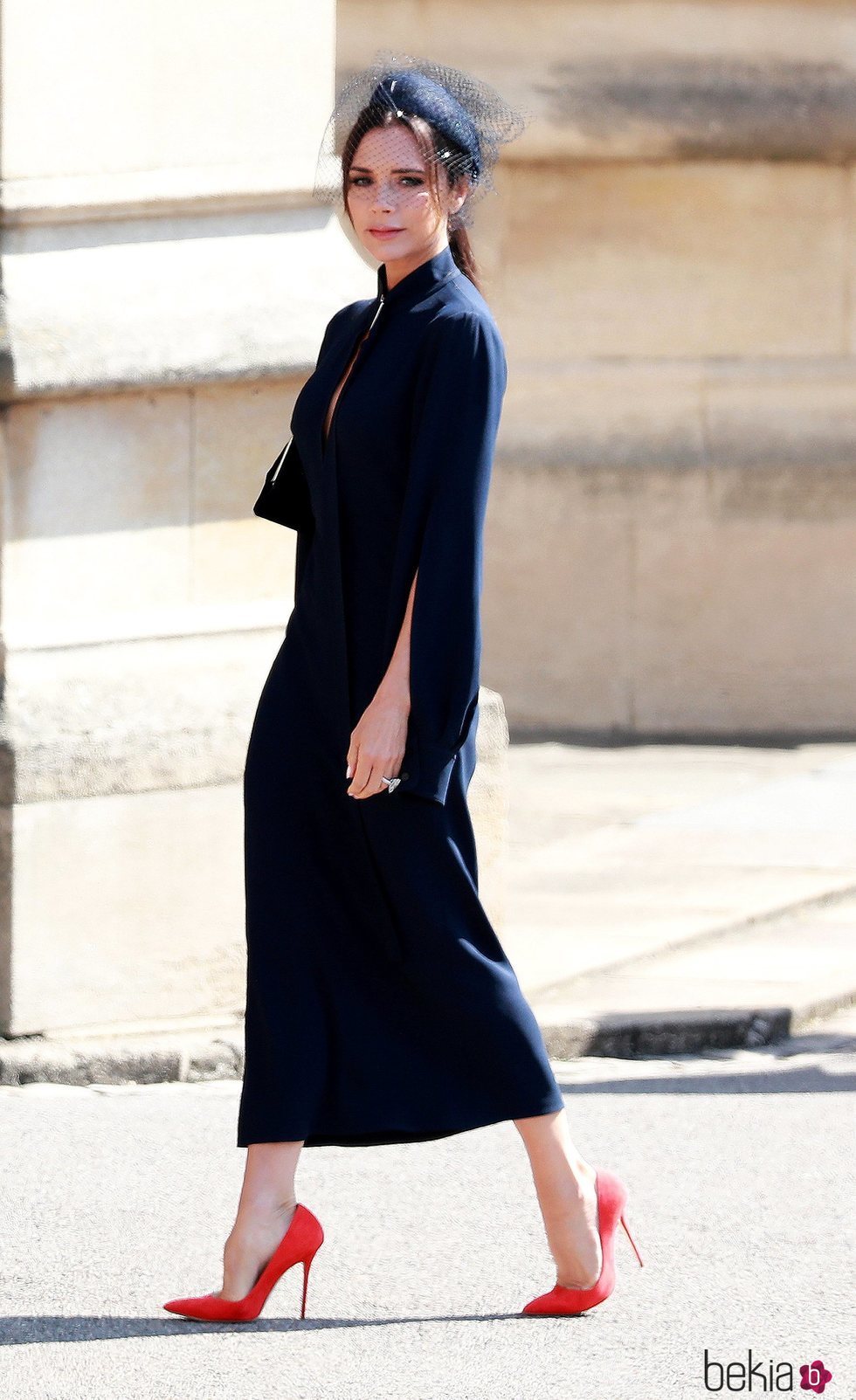 Victoria Beckham en la boda del Príncipe Harry y Meghan Markle