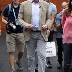 Boris Becker en el Roland Garros 2018 en París