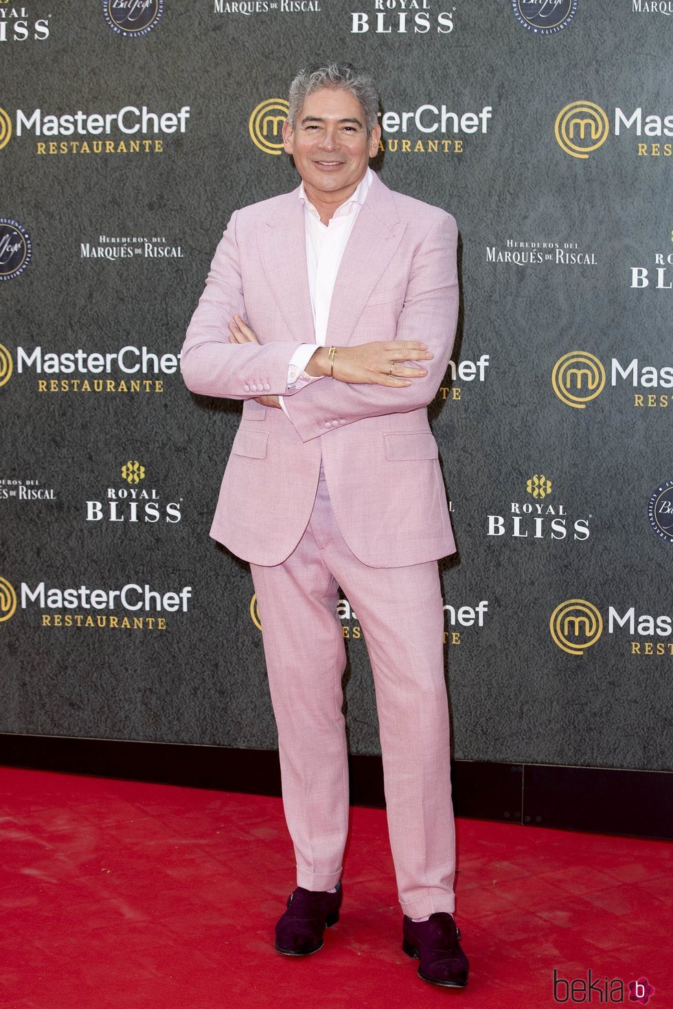 Boris Izaguirre en la inauguración del restaurante de 'MasterChef' en Madrid