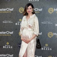 Dafne Fernández en la inauguración del restaurante de 'MasterChef' en Madrid