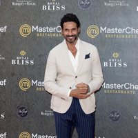 Óscar Higares en la inauguración del restaurante de 'MasterChef' en Madrid