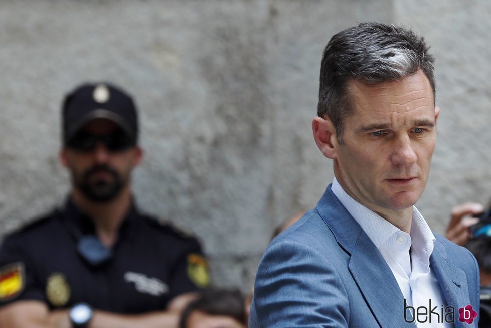 Iñaki Urdangarin, triste tras recibir la orden de ingreso en prisión