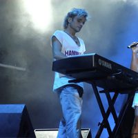 Nacho Cano y Ana Torroja durante uno de los conciertos de Mecano