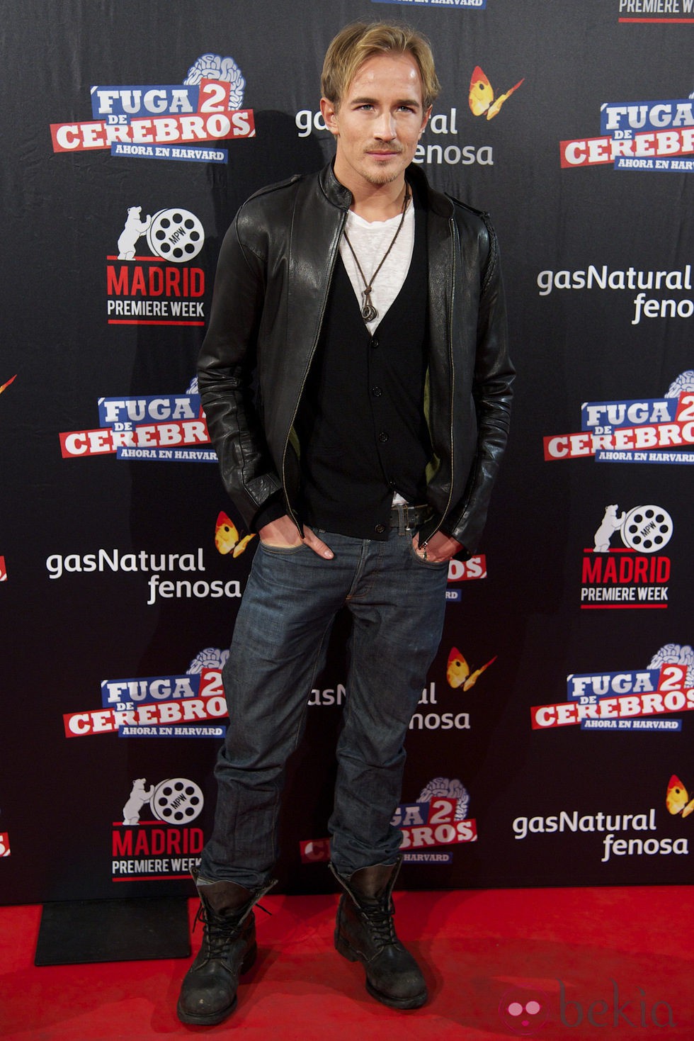 Jesse Johnson en el estreno de 'Fuga de cerebros 2' en la 'Madrid Premiere Week'