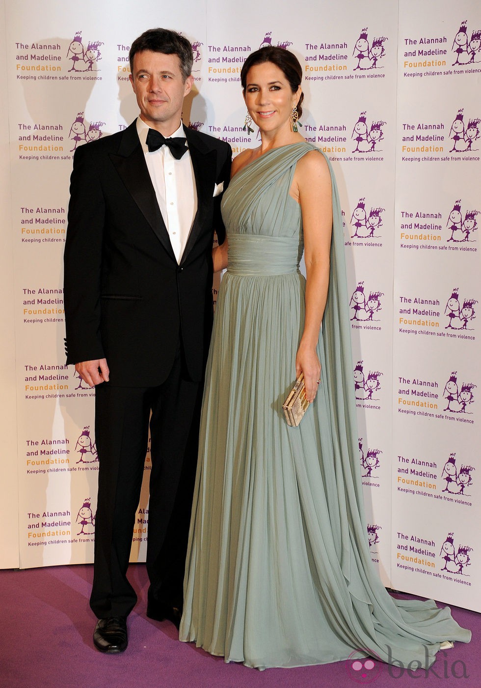 Los Príncipes Federico y Mary de Dinamarca en una gala en Australia