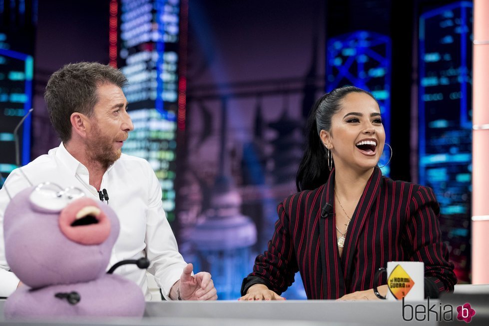 Becky G durante su paso por 'El Hormiguero'