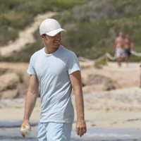 Nico Rosberg de vacaciones con su familia en Formentera