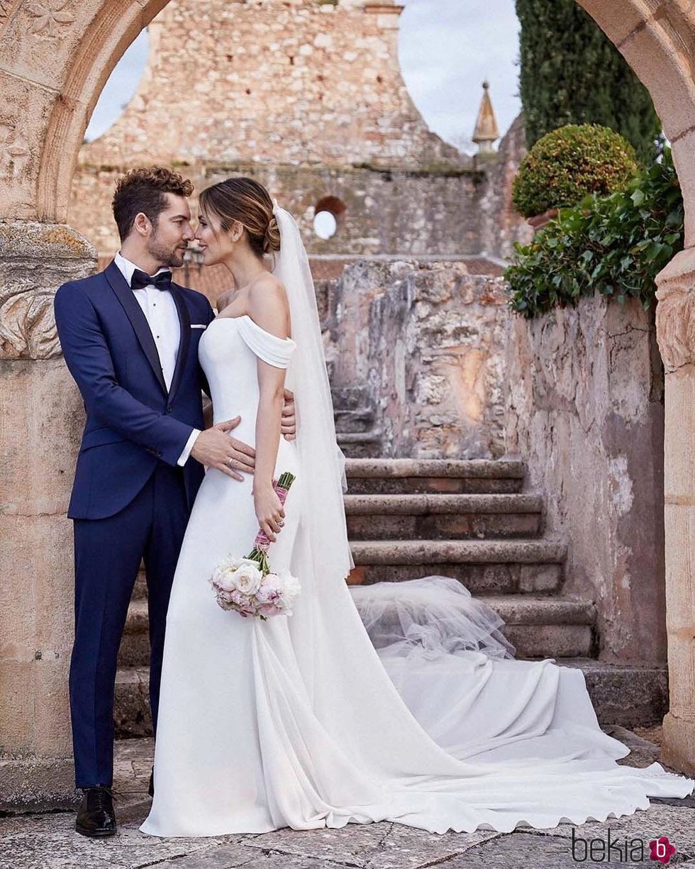 David Bisbal y Rosanna Zanetti muy románticos el día de su boda