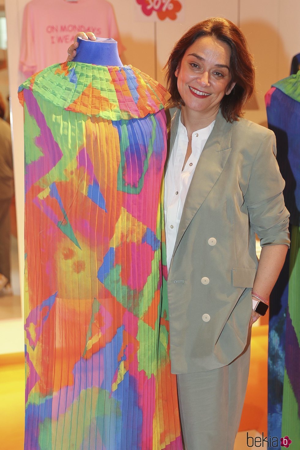 Toñi Moreno en la inauguración de una tienda de Ágatha Ruiz de la Prada en Madrid