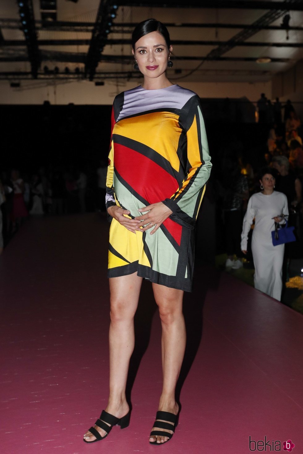 Dafne Fernández en el front row de Maria Escoté en Madrid Fashion Week primavera/verano 2019