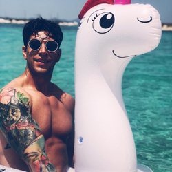 Diego Matamoros celebrando su despedida de soltero en Ibiza