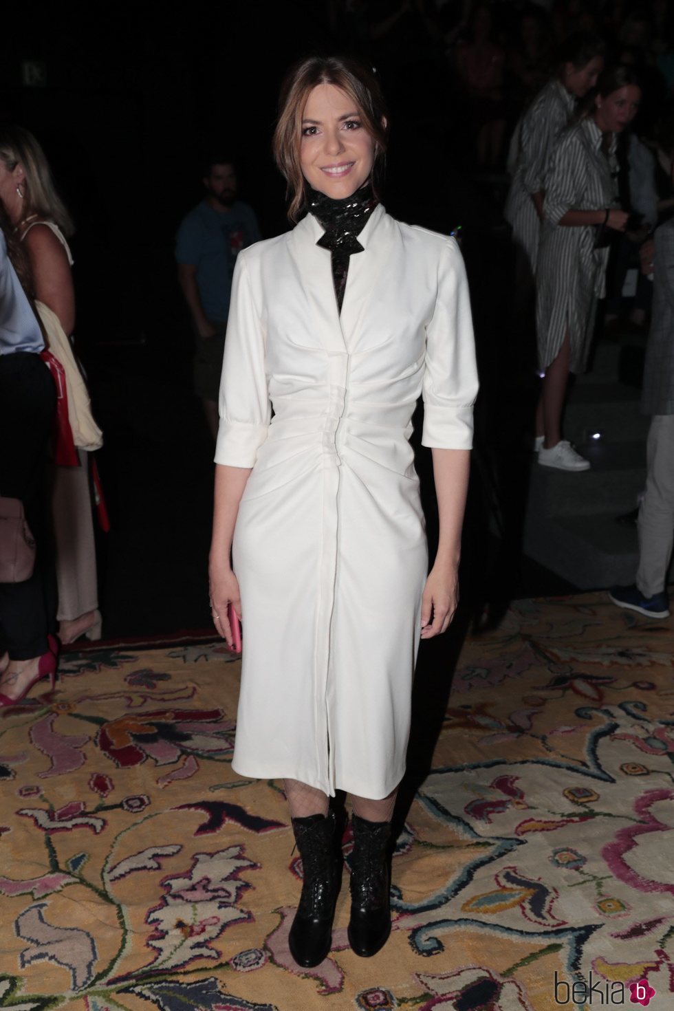 Manuela Velasco en el front row de Roberto Verino en Madrid Fashion Week primavera/verano 2019