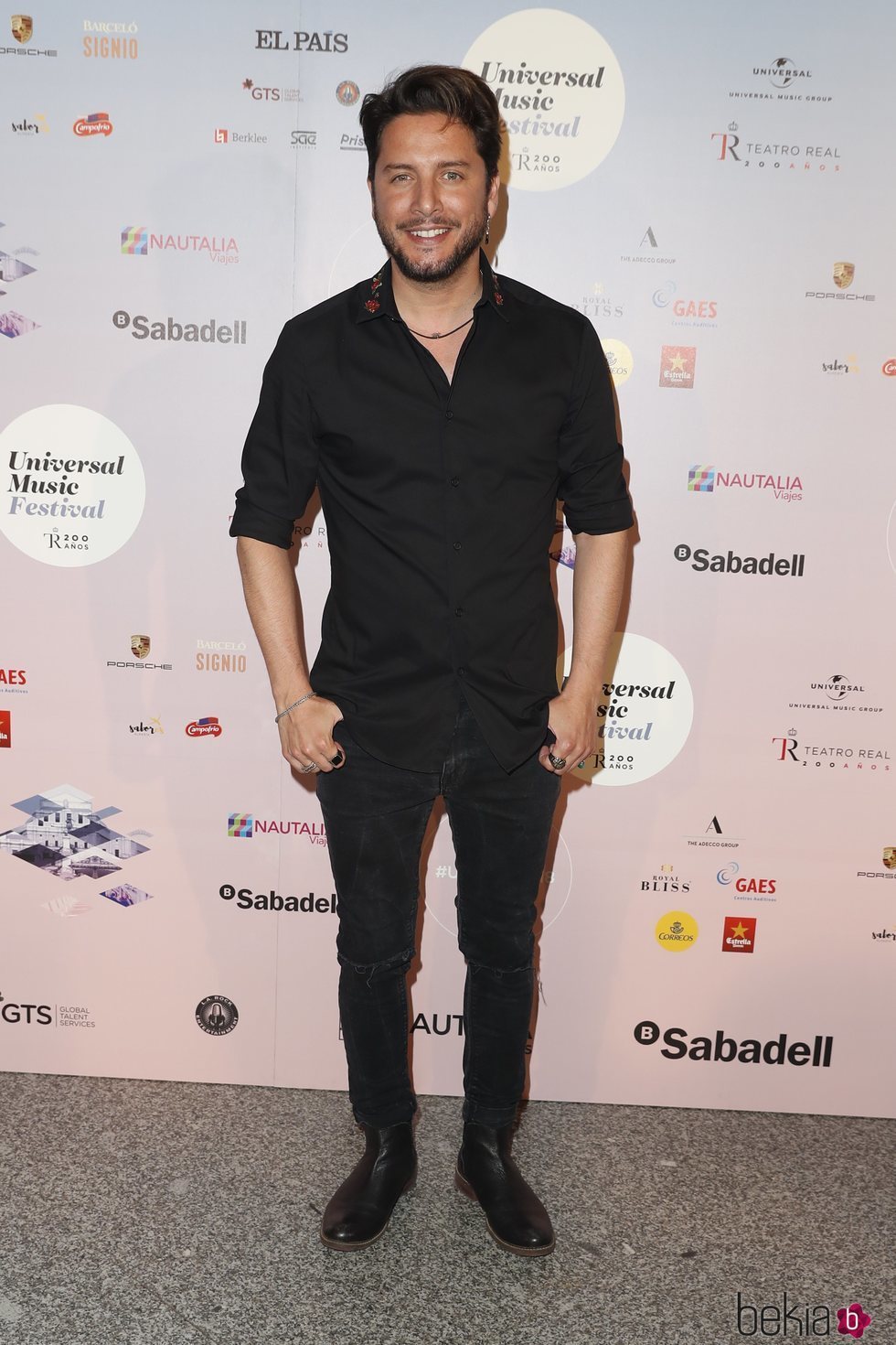 Manuel Carrasco en el concierto de Niña Pastori durante el Universal Music Festival 2018