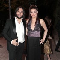 Joaquín Cortés y Mónica Moreno a la entrada de la fiesta del 30 aniversario de Vogue