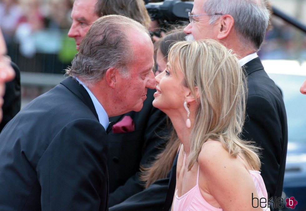 Corinna zu Sayn-Wittgenstein y el Rey Juan Carlos en los Premios Laureus
