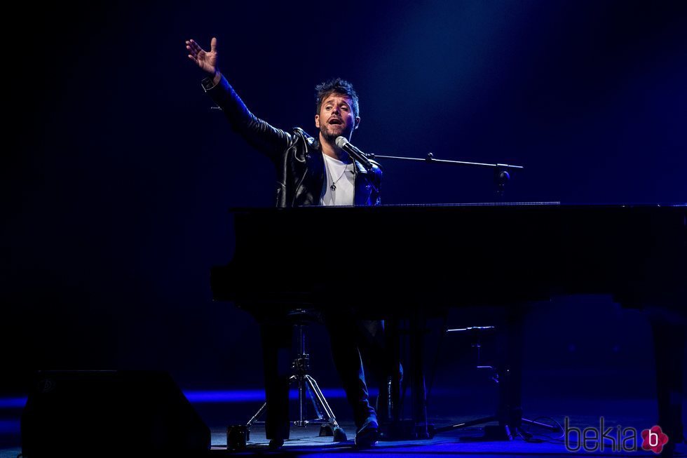 Pablo López durante su concierto en el Teatro Real