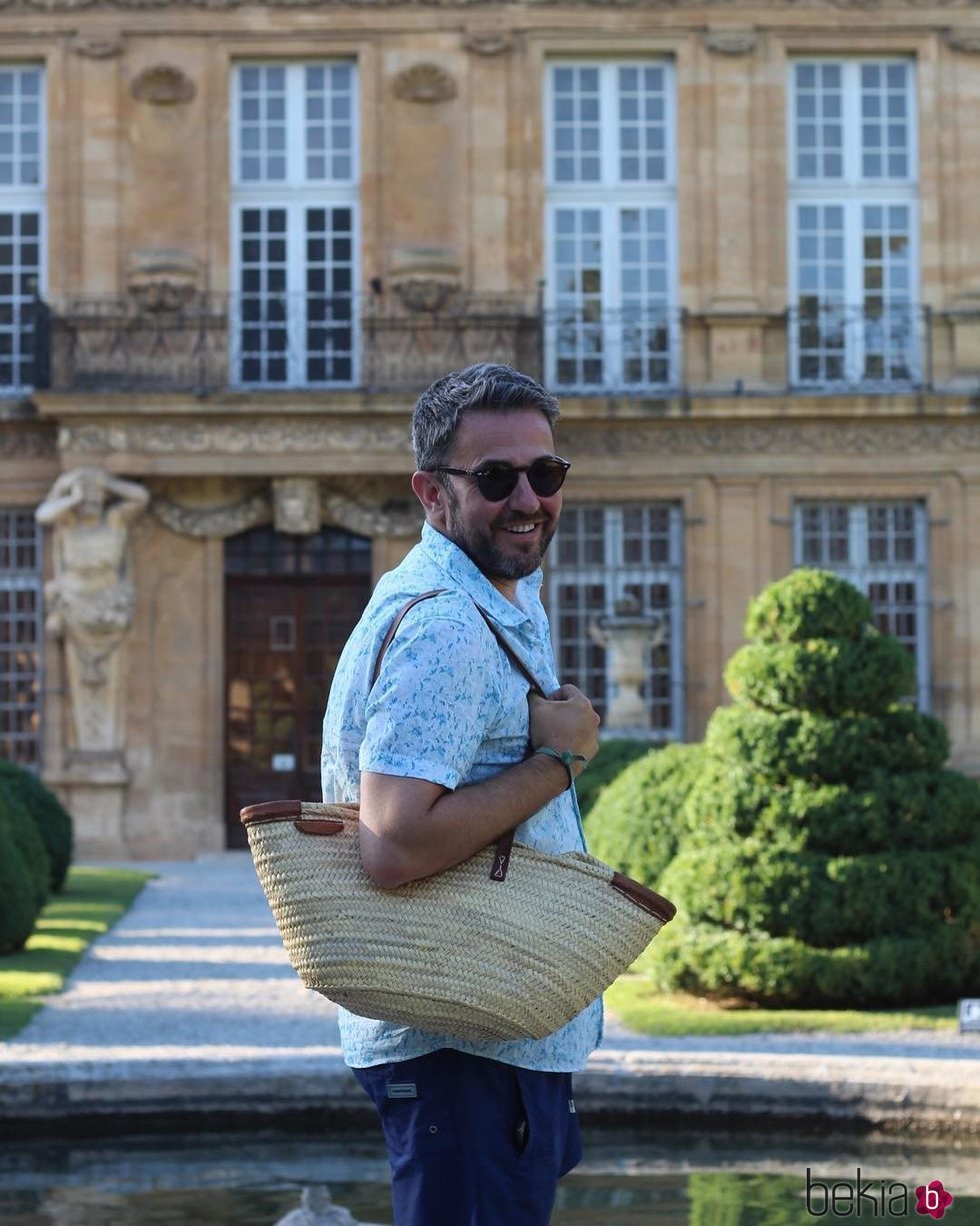 Màxim Huerta durante sus vacaciones en Francia