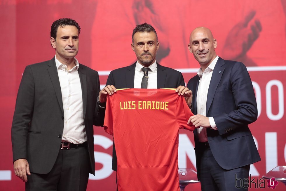 Luis Enrique presentado como técnico de la Selección de España