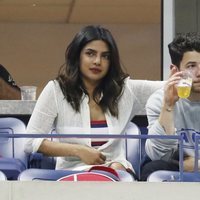 Nick Jonas y Priyanka Chopra en el USA OPEN 2018