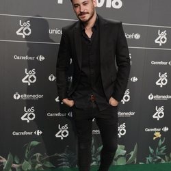 Cepeda en la cena de nominados de Los40 Music Awards 2018