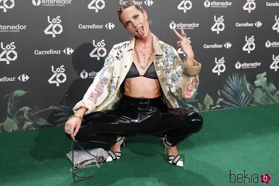 Brisa Fenoy en la cena de nominados de Los40 Music Awards 2018