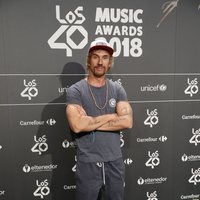 Macaco en la cena de nominados de Los40 Music Awards 2018