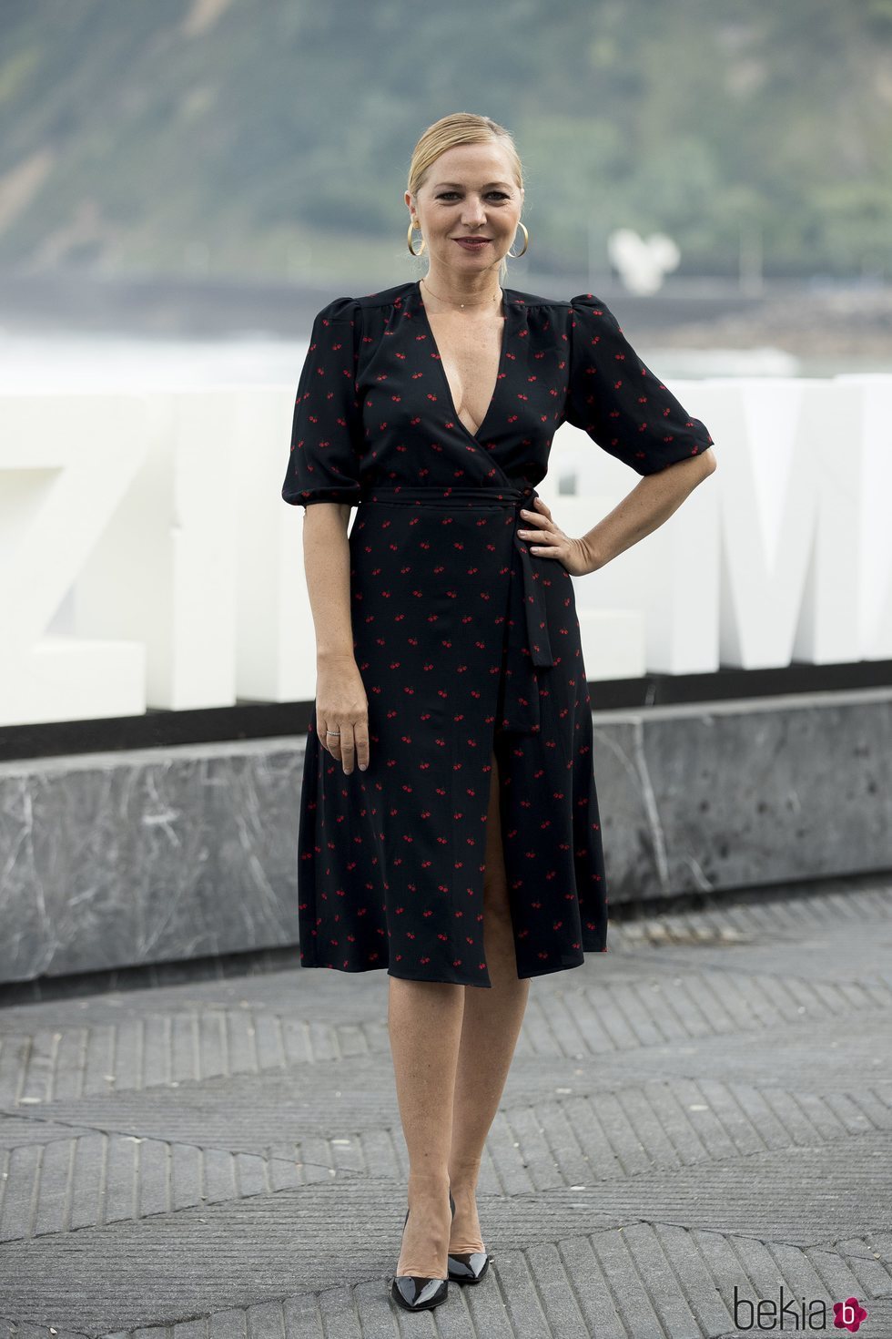 Pilar Castro en el photocall de 'Vivir sin permiso'