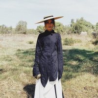 Ángela Rozas (Madame de Rosa) en la boda de Pelayo Díaz y Andy McDougall
