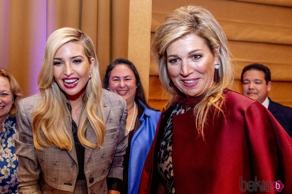 Ivanka Trump y Maxima de Holanda, juntas en un evento en Nueva York