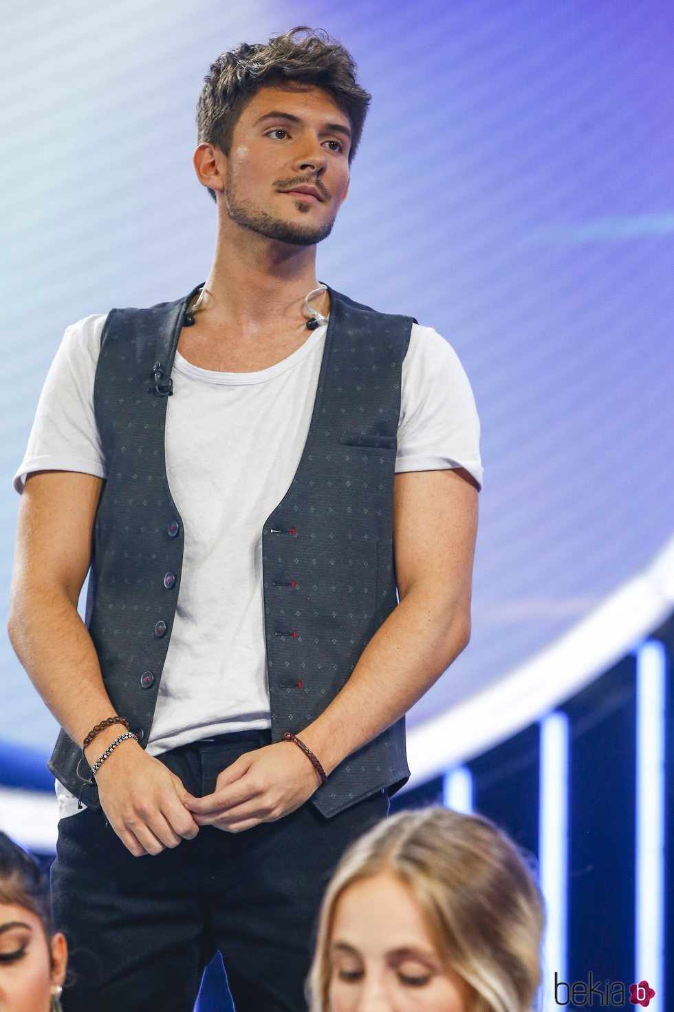 Carlos Right durante la valoración en la Gala 2 de 'OT 2018'
