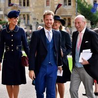 Sam Branson en la boda de Eugenia de York y Jack Brooksbank
