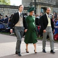 James Middleton, Pippa Middleton y James Matthews en la boda de Eugenia de York y Jack Brooksbank