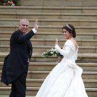 Eugenia de York llega a su boda con el Duque de York