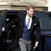 El Príncipe Harry en la boda de Eugenia de York y Jack Brooksbank