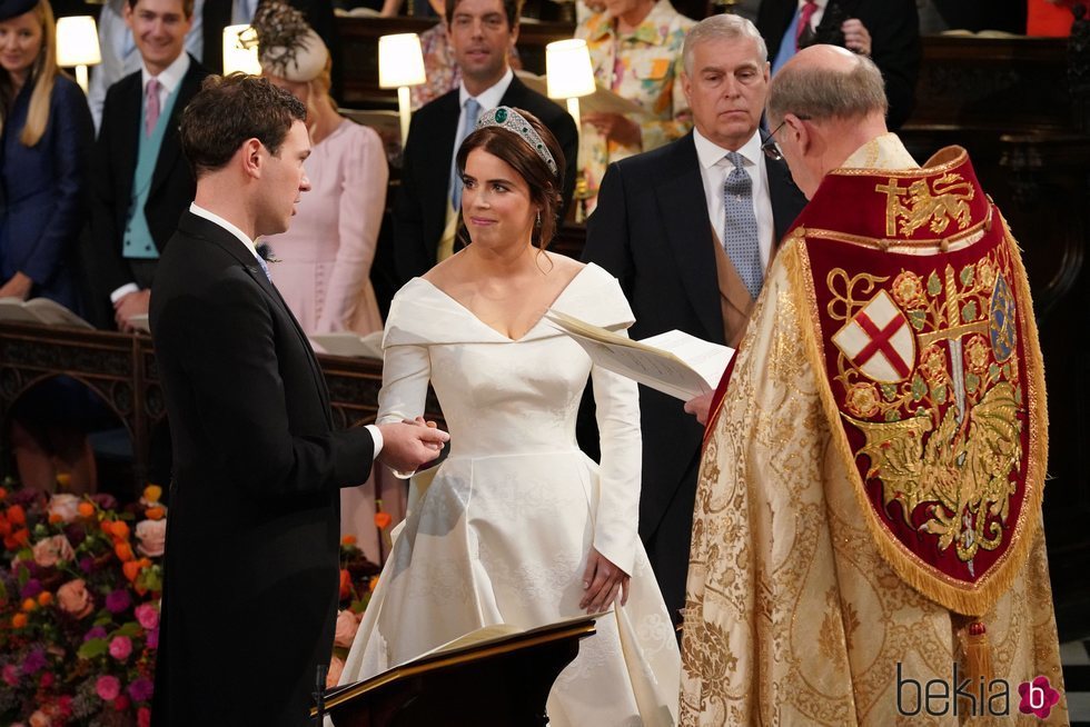 Eugenia de York y Jack Brooksbank pronuncian sus votos en su boda