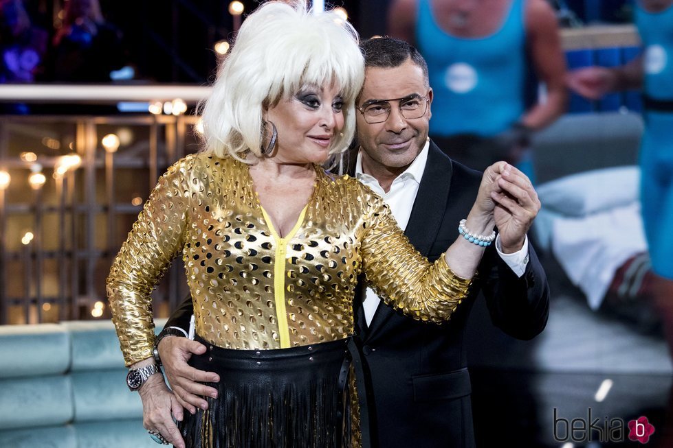 Jorge Javier Vázquez y Aramís Fuster durante una gala de 'Gran Hermano VIP 6'