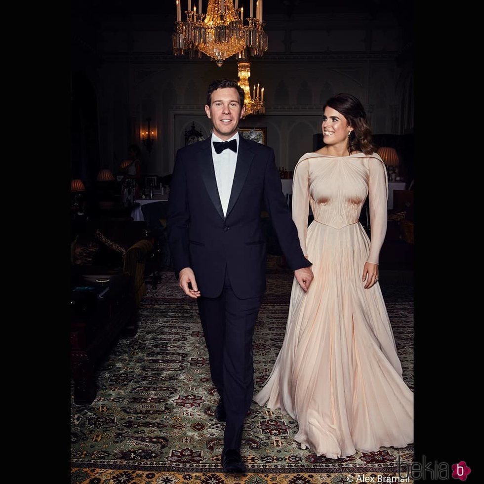 Eugenia de York y Jack Brooksbank en la fiesta de su boda