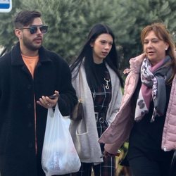 Alejandra Rubio y Álvaro Lobo visitan a Terelu Campos