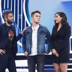 Damion y Marta tras convertirse en los nominados en la Gala 5 de 'OT 2018'