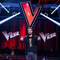 Antonio Orozco en la presentación de 'La Voz'