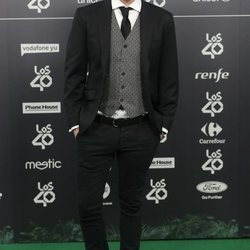 Cepeda en la alfombra roja de los 40 Music Awards 2018