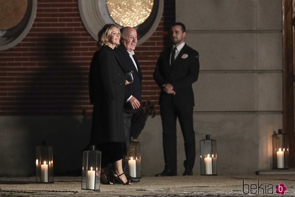 Amancio Ortega y Flora Pérez en la boda de Marta Ortega y Carlos Torretta