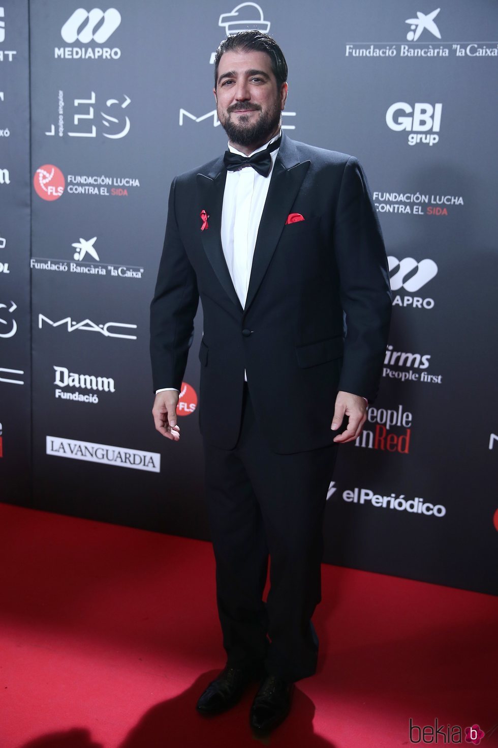 Antonio Orozco en la gala 'People in red' 2018