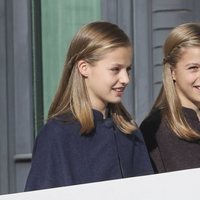 La Princesa Leonor y la Infanta Sofía en el 40 aniversario de la Constitución
