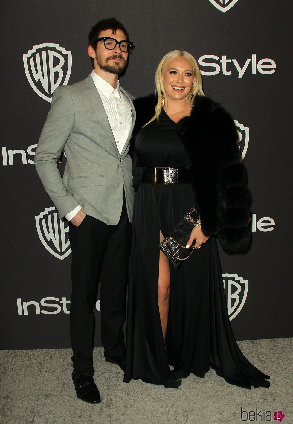 Hilary Duff y Matthew Koma tras la celebración de los Globos de Oro 2019