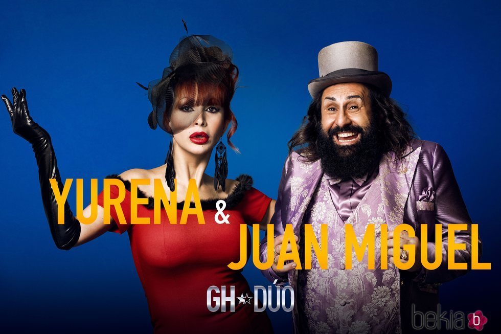 Juan Miguel y Yurena en la fotografía promocional de 'GH DÚO'