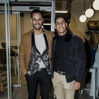 Asraf y Anuar Beno en el cumpleaños de Mónica Hoyos
